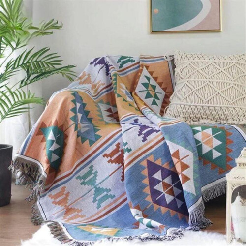 GR413 بطانية أريكة على الطراز البوهيمي 180×130 سم - الشكل 2