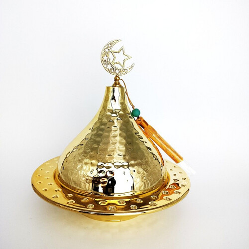 PT300  تمريه مزخرفه معدن باللون الذهبي