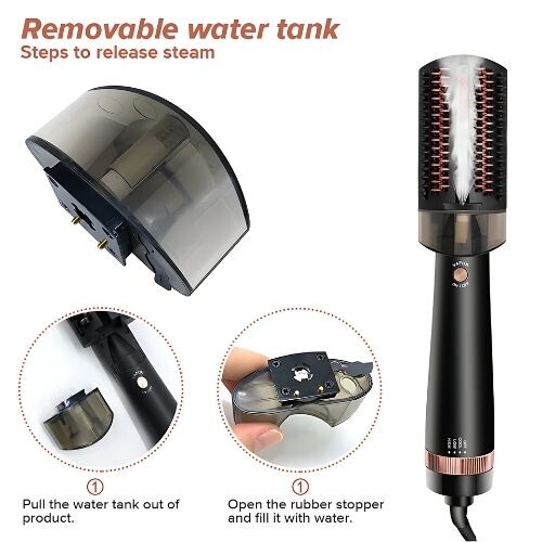 GR5100 فرشاة تمليس الشعر بالبخار متعددة الوظائف 800 واط من VARNA