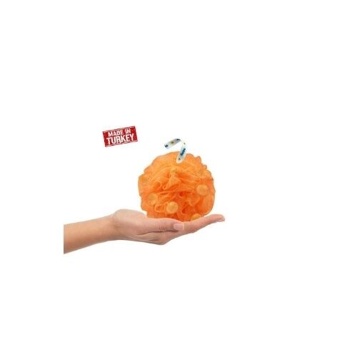 ليف حمام مع صابون برائحة البرتقال | كثيف الرغوة لا حاجة للصابون أو الجل - PT111