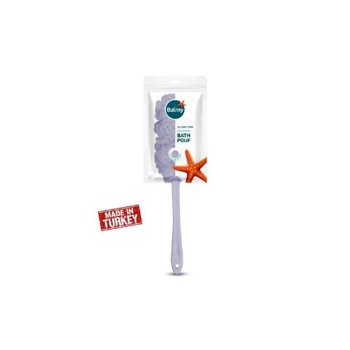 ليفة حمام مع مقبض للمسك - بنفسجي | لجميع أنواع البشرة كثيفة الرغوة - PT103