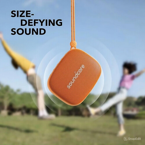 GR3130 مكبر صوت بحجم الجيب اللون احمر