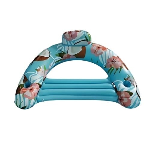 GR507 مسبح مائي قابل للنفخ بمقعد خلفي،  - الشكل جوز الهند