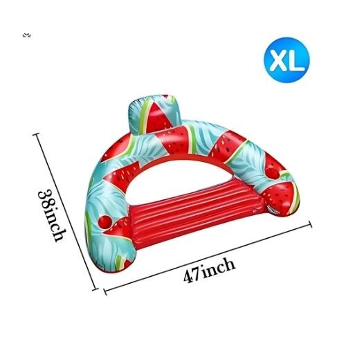 GR509 مسبح مائي قابل للنفخ بمقعد خلفي - شكل البطيخ