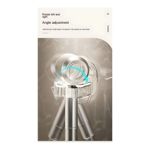 GR592 قاعدة مجفف شعر مثبتة على الحائط تدور 360 درجة