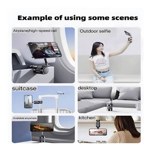 GR609 قاعدة هاتف مغناطيسية بمشبك قابلة للتعديل 360 درجة