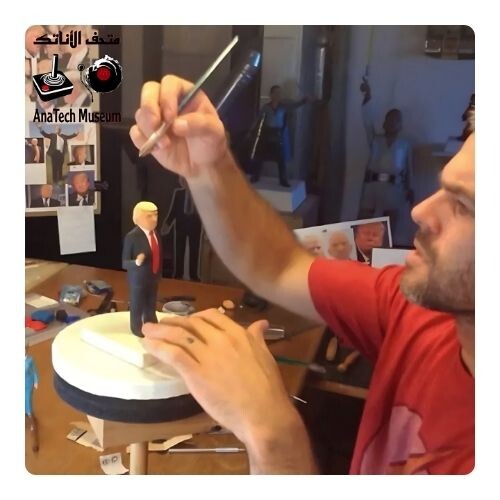 GR1107 مجسم شخصية دونالد ترامب