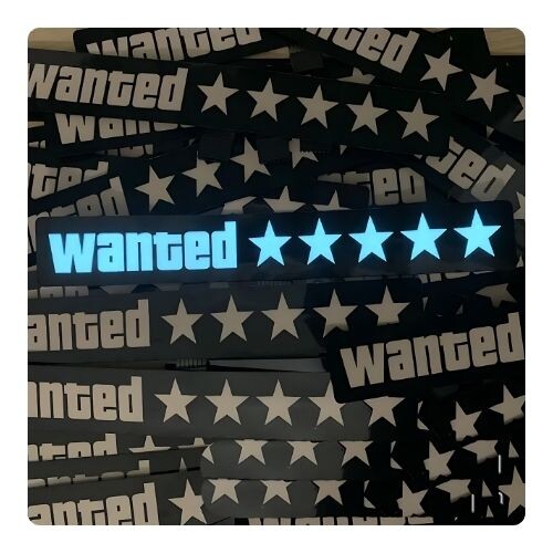 GR619 ملصق EL Glow يضيء في الظلام لتزيين السيارة