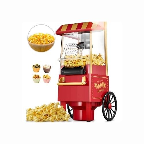 GR3195 آلة صنع الفشار بالهواء الساخن 1100 واط مع كوب