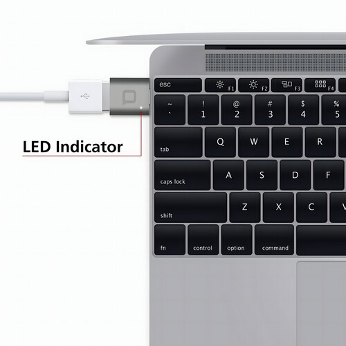 GR3270 محول نوندا USB-C لون رمادي