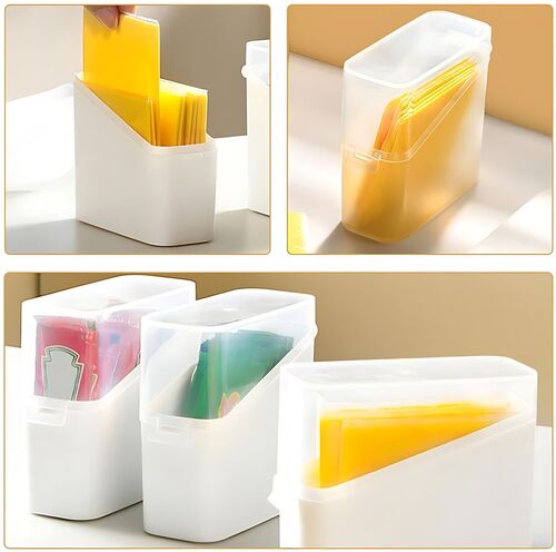 GR3471 منظم بلاستيك ميني بغطاء شفاف 1 حبة