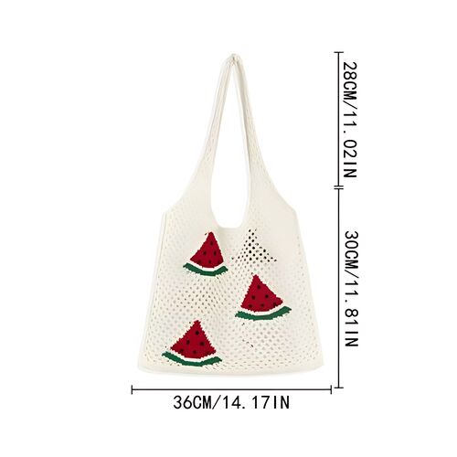 GR400 حقيبة منسوجة جديدة محبوكة كبيرة السعة