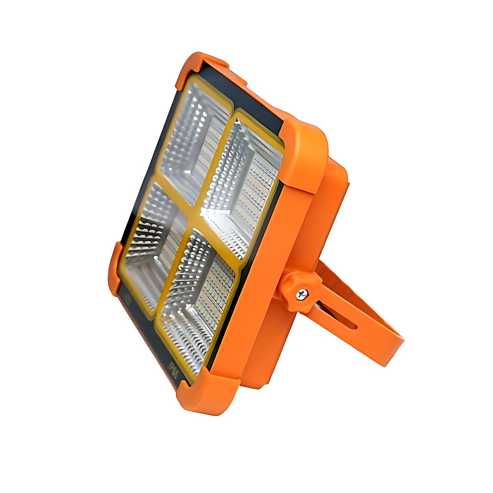 GR3431 كشاف LED محمول 600 واط بالطاقة الشمسية وبطارية احتياطية