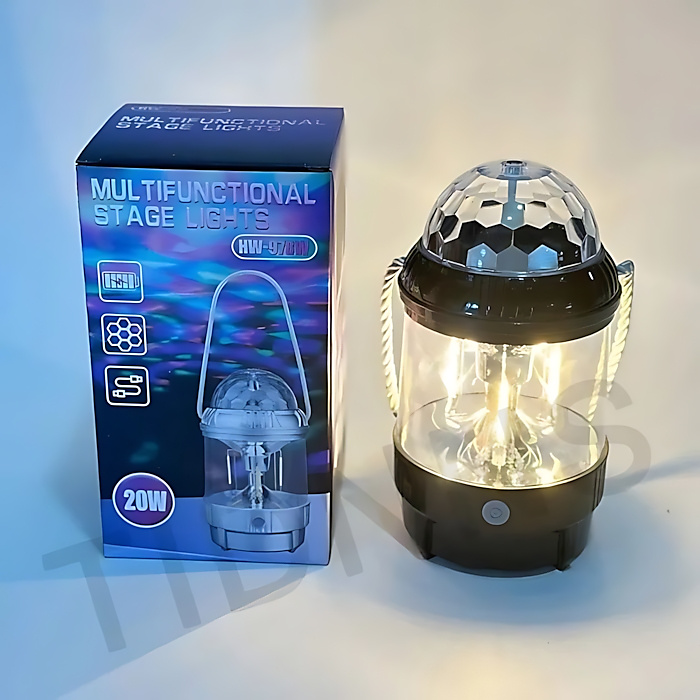 GR3439 مصباح طاولة LED خارجي متعدد الاستخدامات قابل للشحن
