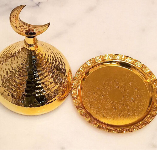 PT304 فانوس وتمرية معدنية مع إضاءة LED - حجم كبير