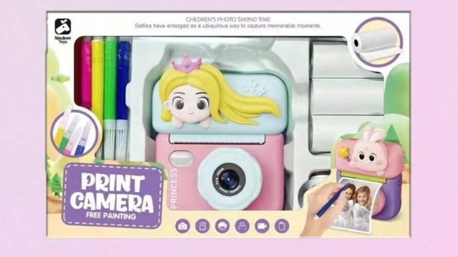 PT185 مجموعة من ألعاب الكاميرا المطبوعة للاولاد والبنات