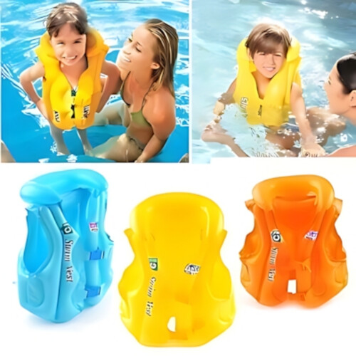 GR3110 جاكيت طفاحية (Life Jacket) للأطفال  اللون ازرق