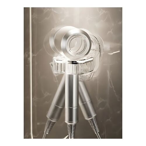 GR592 قاعدة مجفف شعر مثبتة على الحائط تدور 360 درجة