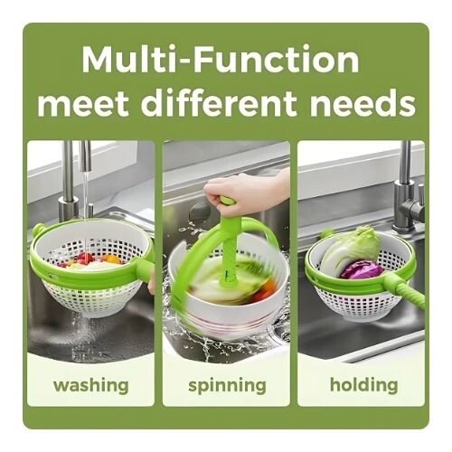 GR601 مصفاة الخضار الدوارة القابلة للطي