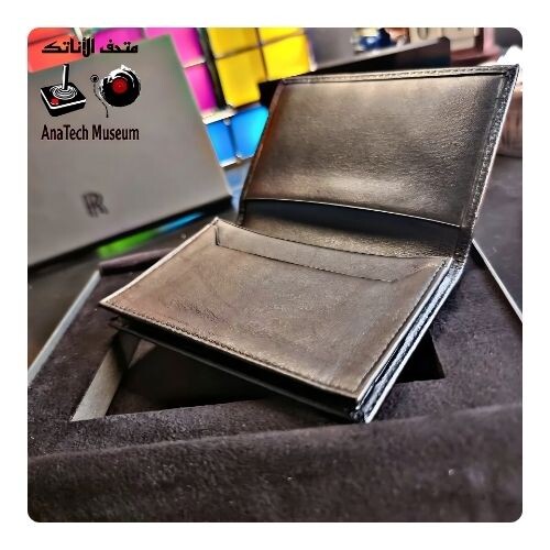 GR1109 محفظة جلد اصلي ماركة رولز رايس وفلاش