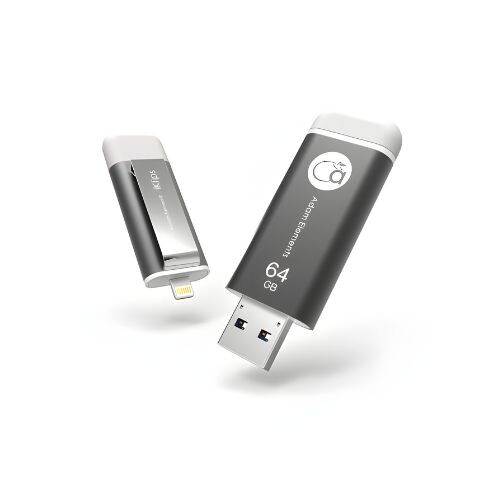 GR3257 ادام اليمنتس ذاكرة فلاش اي كليبس II متوافقة مع ايباد بسعة 64 جيجابايت