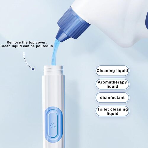 GR3476 فرشاة تنظيف المرحاض بشكل حوت مع موزع سائل