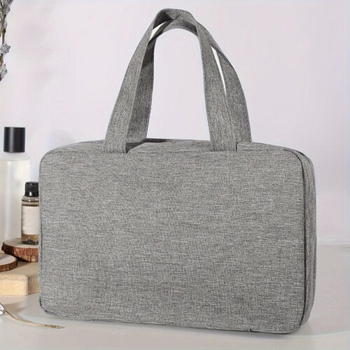 GR405 حقيبة سفر معلقة لتنظيم أدوات الزينة والمكياج، محمولة ومقاومة للماء