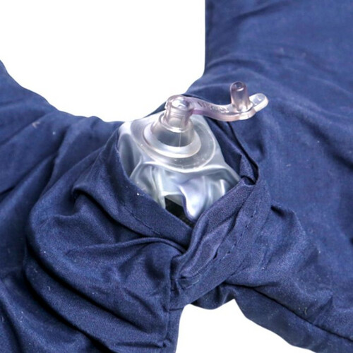 GR401 وسادة رقبة مريحة  - متعددة الاستخدام  من البوليستر  للرجال والنساء، لون أزرق