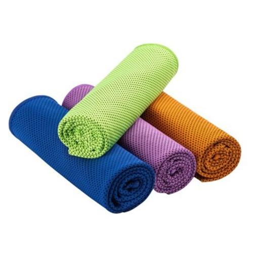 GR403 منشفة تبريد فورية للتدريب، اليوغا، التخييم، المشي