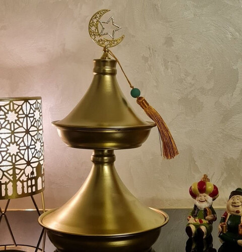 PT306  تمريه مزخرفه معدن باللون الذهبي