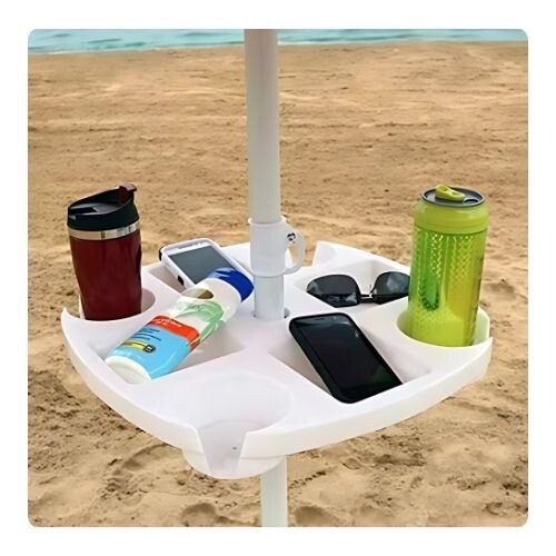GR504 طاولة مظلة الشاطئ مع قاعدة أكواب