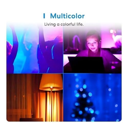 GR418 مصباح LED ذكي بتقنية Wi-Fi RGB