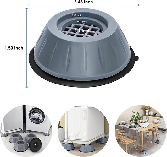 GR3232 وسادات مضادة للاهتزاز للغسالات او الطاولات