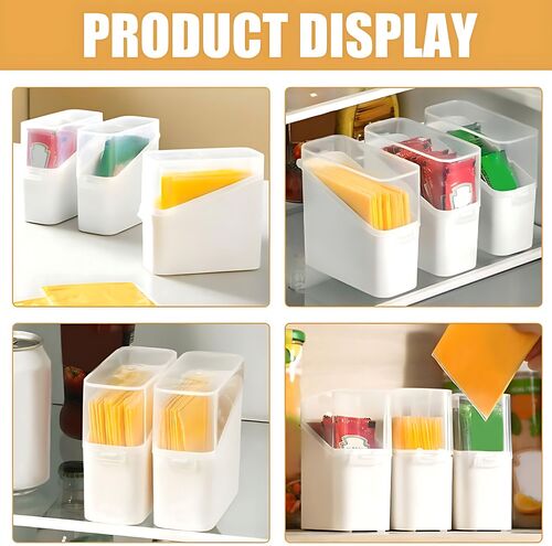 GR3471 منظم بلاستيك ميني بغطاء شفاف 1 حبة