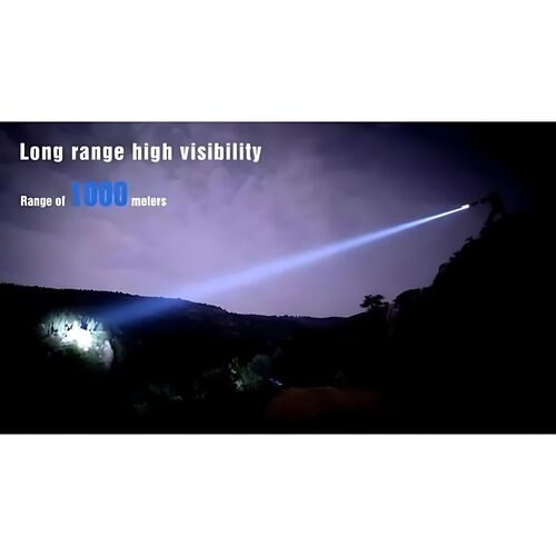 GR3425 كشاف يدوي LED قابل لإعادة الشحن - بدون كرتون