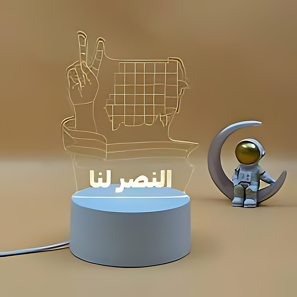 GR4007 (٣٠   قطعة) قـــاعــدة بلاســتيك مع اكــريللك تصنيع خاص بأضاءة متعددة LED