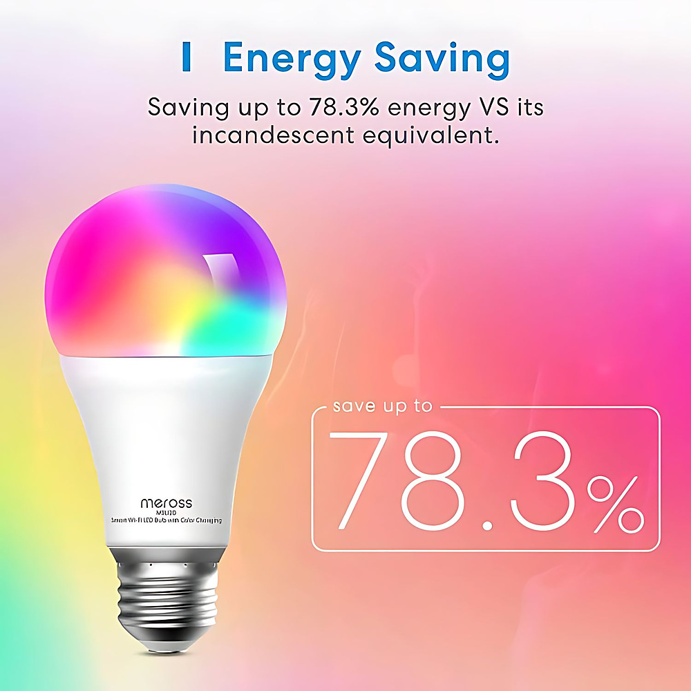 GR418 مصباح LED ذكي بتقنية Wi-Fi RGB