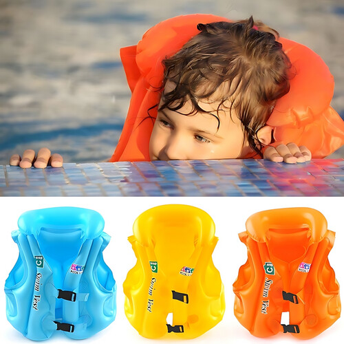 GR3110 جاكيت طفاحية (Life Jacket) للأطفال  اللون ازرق
