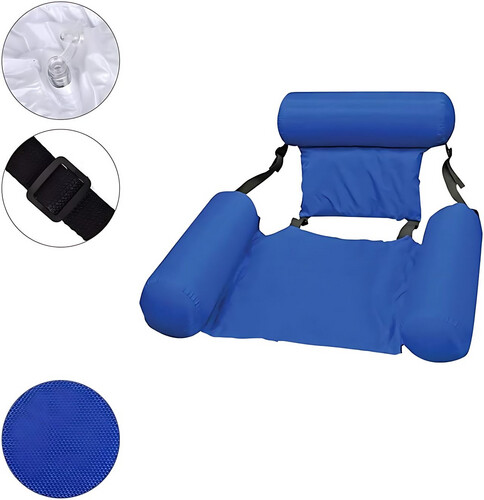 GR3118 طفاحية الكرسي العائم. قابل للنفخ - اللون احمر