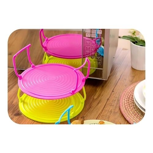 GR597 قاعدة أطباق الميكروويف متعدد الألوان مقاوم للحرارة
