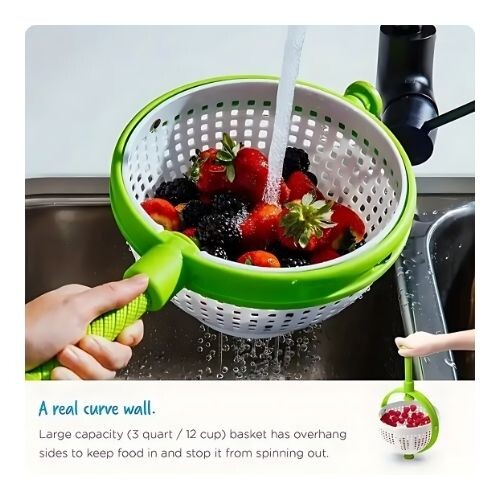 GR601 مصفاة الخضار الدوارة القابلة للطي