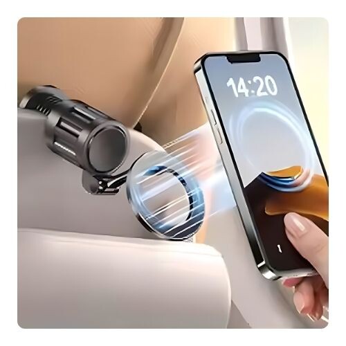 GR609 قاعدة هاتف مغناطيسية بمشبك قابلة للتعديل 360 درجة