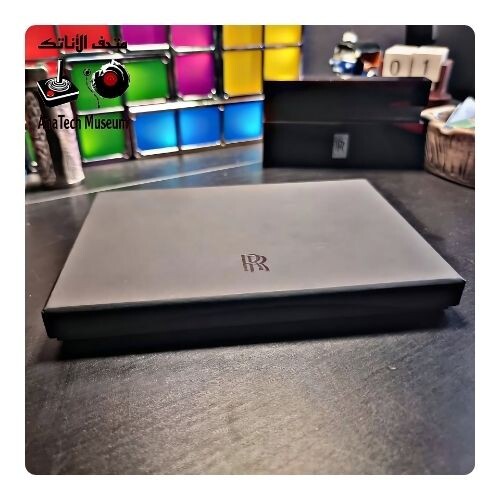 GR1109 محفظة جلد اصلي ماركة رولز رايس وفلاش