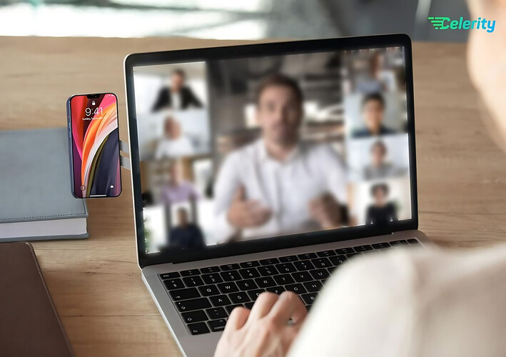 GR3228 حامل جوال للابتوب، مشبك تثبيت جانبي بمشبك تمديد مغناطيسي لجهازالتابلت والهاتف الذكي