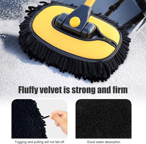 GR3501 فرشاة غسيل السيارة بعقدة 15 درجة مع مقبض تلسكوبي من لوكويك