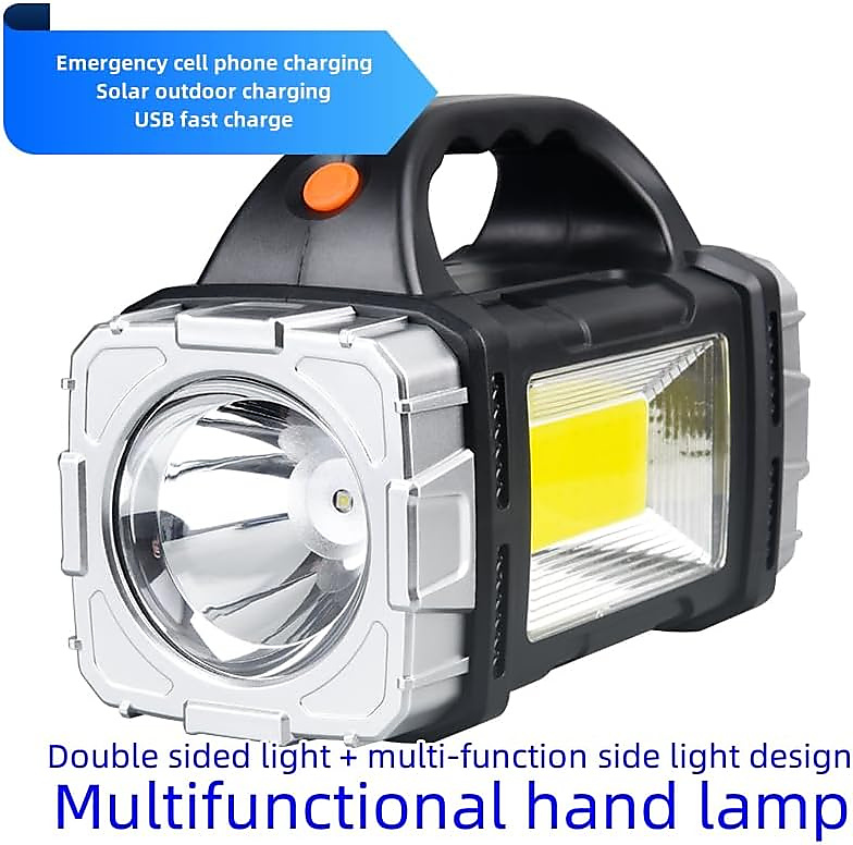 GR3436 مصباح مخيم فائق السطوع بالطاقة الشمسية LED+COB