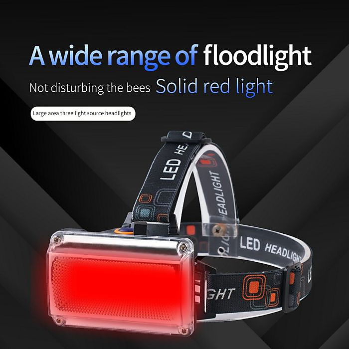 GR3437 مصباح رأس COB بحساس بعيد المدى مع 4 أوضاع إضاءة