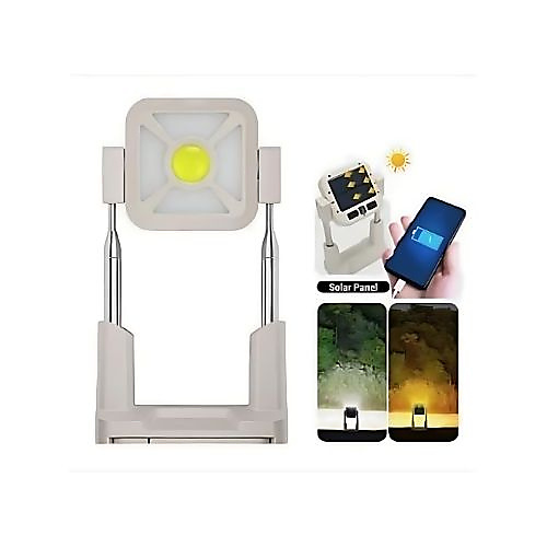 GR3438 مصباح بالطاقة الشمسية LED مع ستاند قابل للتعديل