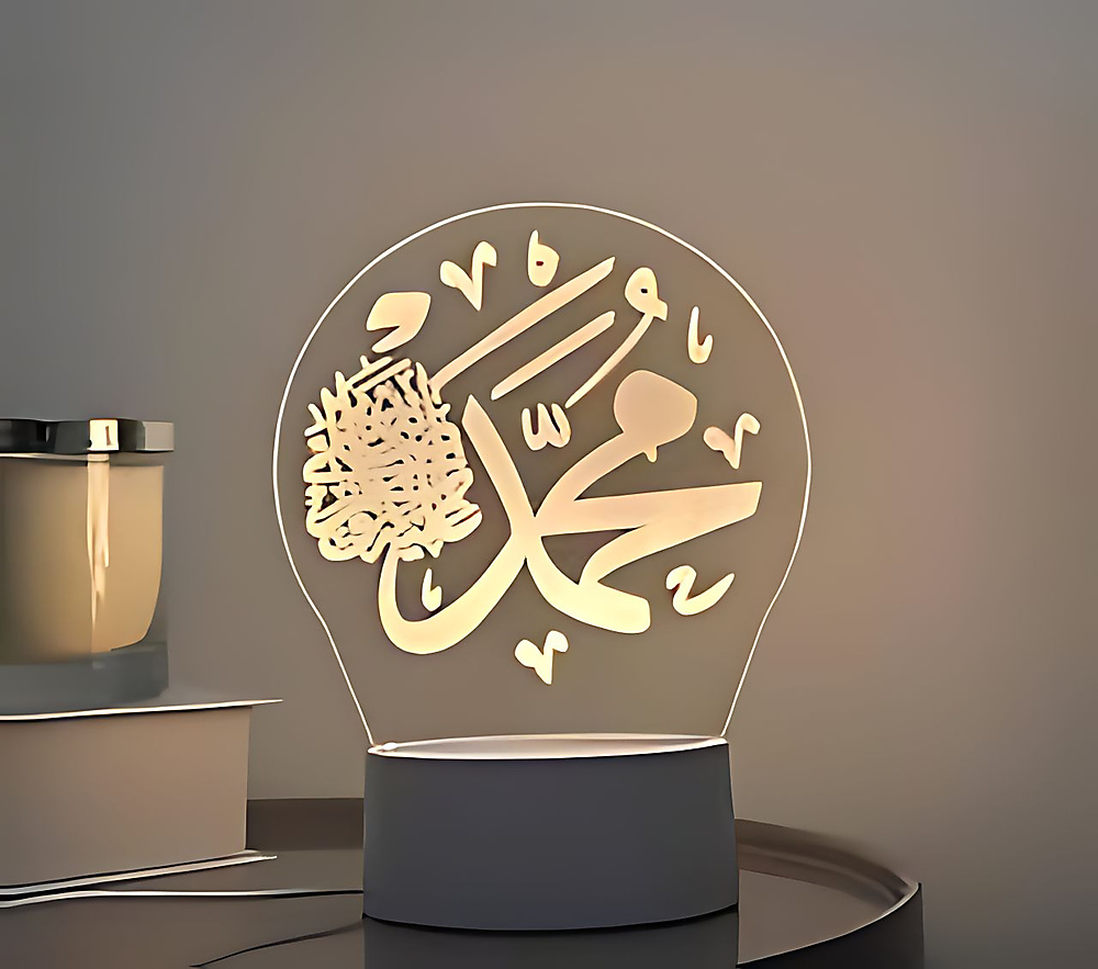 GR4006 (٢٥  قطعة) قـــاعــدة بلاســتيك مع اكــريللك تصنيع خاص بأضاءة متعددة LED