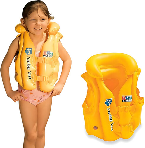 GR3110 جاكيت طفاحية (Life Jacket) للأطفال  اللون ازرق